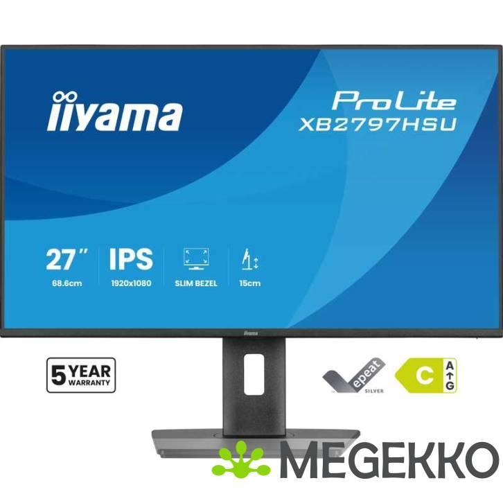 Iiyama ProLite XB2797HSU-B1 27  Full HD IPS monitor, Computers en Software, Overige Computers en Software, Nieuw, Verzenden