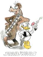 Tony Fernandez - Donald Duck and Googy Inspired By Star Wars