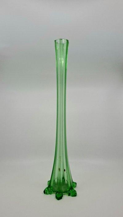 Vaas - Uraniumglas - Soliflore 45,5 cm, Antiek en Kunst, Kunst | Designobjecten