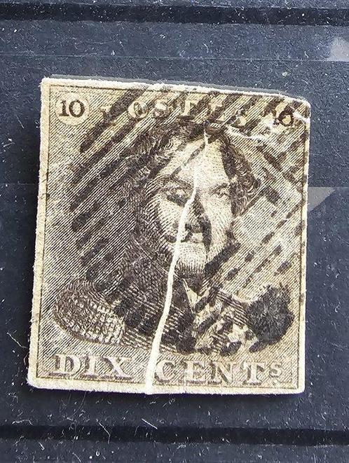 Belgique 1849/1849 - Leopold I Épaulettes OBP/COB 1-2, Postzegels en Munten, Postzegels | Europa | België