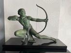 S.Melani - sculptuur, Art -Déco L’Archer - 45 cm - zamac -, Antiek en Kunst