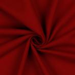 10 meter flanel stof - Rood - 100% katoen, Verzenden