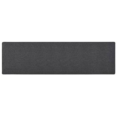 vidaXL Tapis de couloir Anthracite 80x300 cm, Maison & Meubles, Ameublement | Tapis & Moquettes, Neuf, Envoi