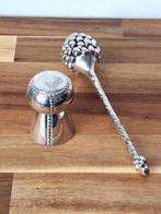 Silea - Flessenkurk (2) - verzilverd metaal - stopper