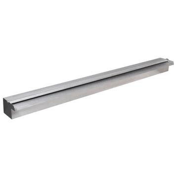 vidaXL Zwembadwaterval met LEDs rechthoekig 90 cm roestvrij, Verzenden