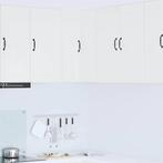 vidaXL Keuken Kast Hoogglans wit 57 x 57 x 80 cm Bewerkt, Huis en Inrichting, Verzenden, Nieuw