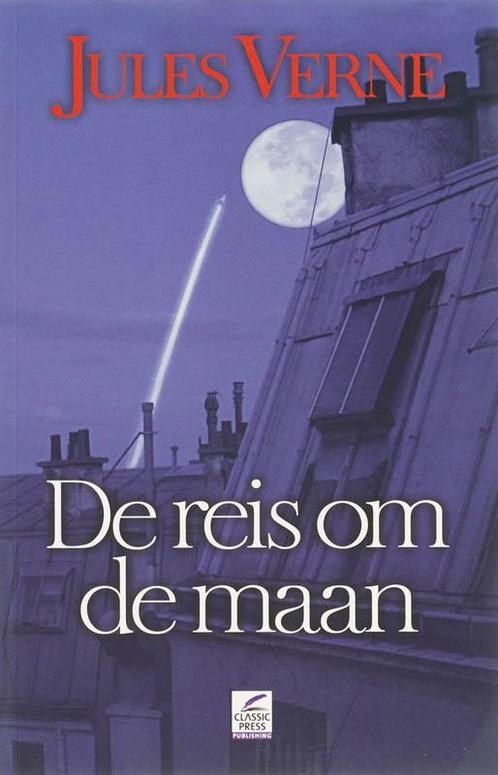 De reis om de maan 9789087200251 Jules Verne, Boeken, Science fiction, Gelezen, Verzenden