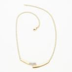 Collier - 14 carats Or jaune Diamant (Naturelle), Nieuw