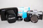 Canon FT QL mit FL Macro 3,5/50mm und Zubehör, Audio, Tv en Foto, Nieuw