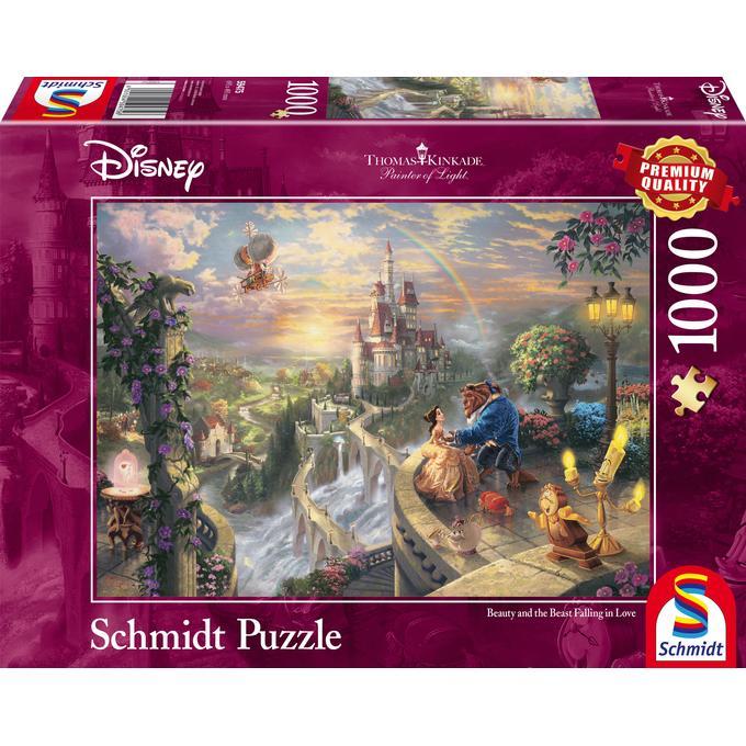 Disney Dreams Puzzel Belle en het Beest Falling in Love (100, Verzamelen, Disney, Ophalen of Verzenden