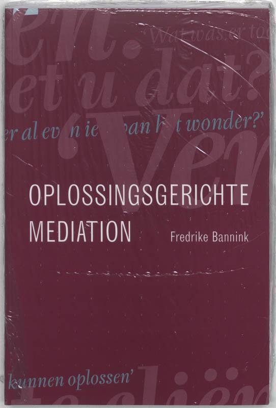 Oplossingsgerichte mediation 9789026517730 F.P. Bannink, Boeken, Psychologie, Gelezen, Verzenden