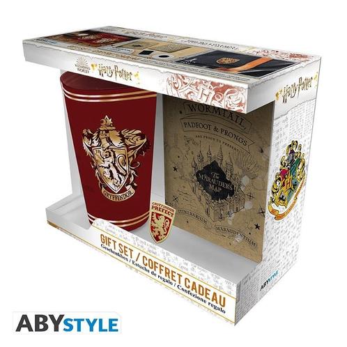 Harry Potter Gryffindor Gift Set (Glas, Pin & Notebook), Verzamelen, Harry Potter, Ophalen of Verzenden