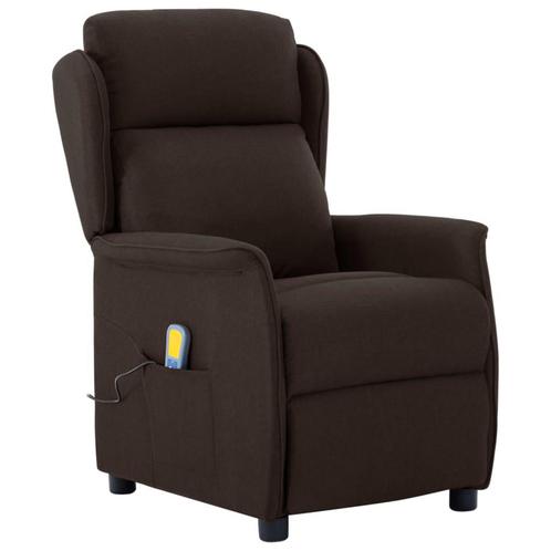 vidaXL Massagestoel Donkerbruin, Huis en Inrichting, Stoelen, Nieuw, Verzenden