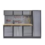 Werkbank set met hoge kast, gereedschapswand, 3 x hangkast, Ophalen of Verzenden