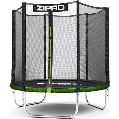 Veilige kindertrampoline met net - Ø 140 cm - groen - ges.., Kinderen en Baby's, Speelgoed | Buiten | Trampolines, Nieuw, Ophalen of Verzenden