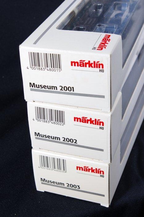 Märklin H0 - Modeltrein goederenwagon (3) - Museumwagen, Hobby en Vrije tijd, Modeltreinen | H0