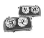 PHARES POUR VOLKSWAGEN VW VENTO 92-98 ANGEL EYES FOND NOIR, Verzenden, Nieuw