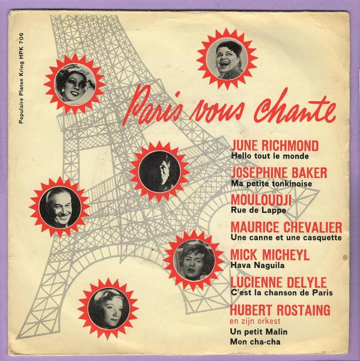 Diverse Artiesten – Paris Vous Chante (7-Vinyl-Single), Cd's en Dvd's, Vinyl Singles, Ophalen of Verzenden