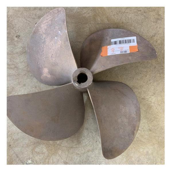 Bieden: France Helice 21 x 22 inch D45 mm 4-blade propeller, Watersport en Boten, Bootonderdelen, Ophalen of Verzenden