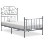 vidaXL Bedframe metaal grijs 100x200 cm, Verzenden, Nieuw