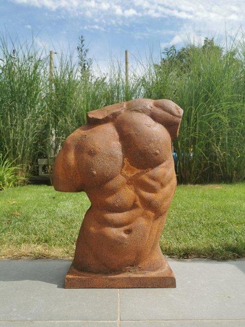 Sculpture, A male torso - 52 cm - Fer, Antiek en Kunst, Curiosa en Brocante