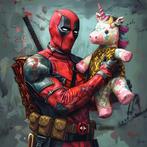 BLAKE - Deadpool et sa Licorne en Peluche, Antiquités & Art