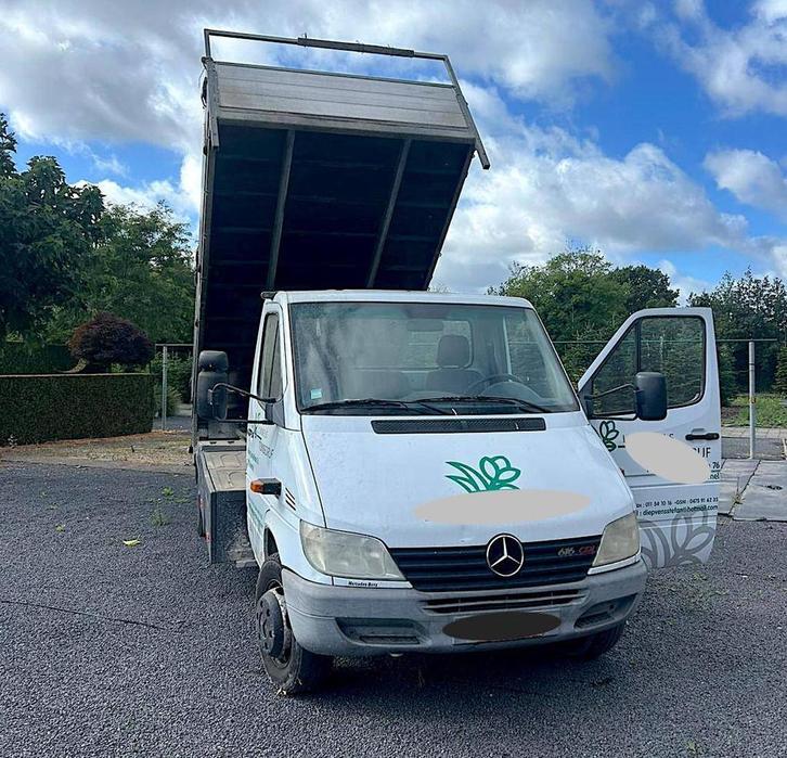Veiling: Kipper Mercedes-Benz Sprinter CDI Diesel 2002 (Marg, Auto's, Bestelwagens en Lichte vracht, Ophalen