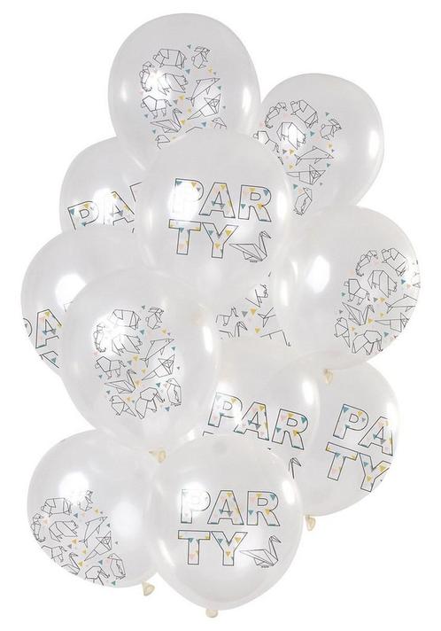 Party Ballonnen Origami 30cm 12st, Hobby & Loisirs créatifs, Articles de fête, Envoi