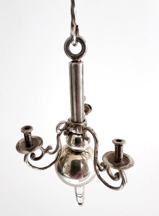 Miniatuur beeldje - Antiek zilveren Balkroon 18e eeuw met, Antiek en Kunst, Antiek | Zilver en Goud