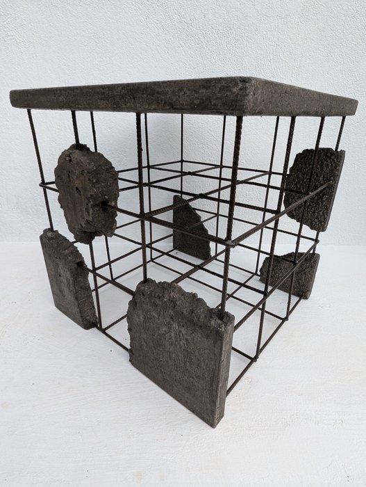 Wallavibe - D.B - Salontafel - Cubo Gigante - Brutalistische, Antiquités & Art, Art | Objets design