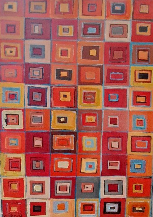Christian Jodin (1970) - Abstraction of Colors (Abstraction, Antiquités & Art, Art | Peinture | Moderne