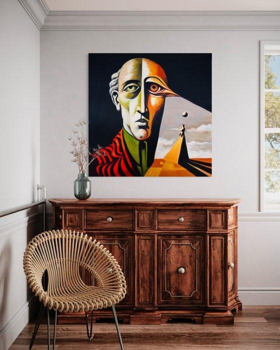 Kleopatra Artesia - (100% Handpainted) Langle mort du passé, Antiquités & Art, Art | Peinture | Moderne