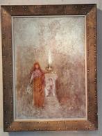 Franz Rumpler (1848-1922) - Die Priesterin aus dem Zyklus, Antiek en Kunst