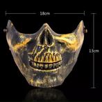 Horror Masker  Gold, Verzenden, Nieuw