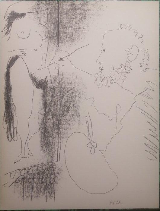 Pablo Picasso (1881-1973) - Le Peintre et son modèle, Antiek en Kunst, Antiek | Overige Antiek