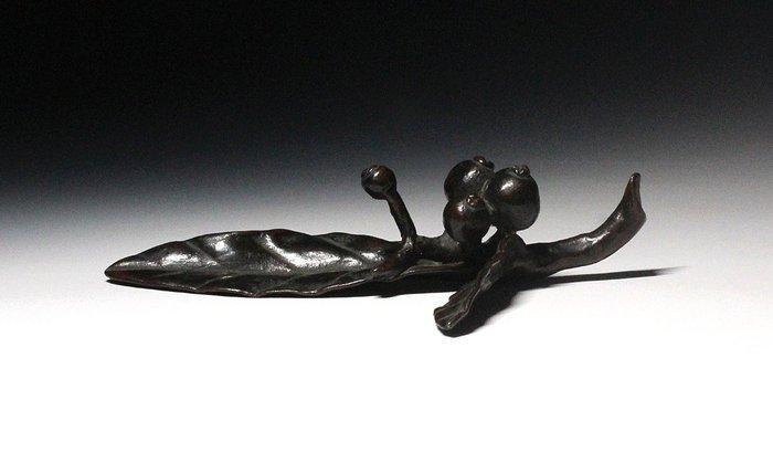 Noten, zaad, koperen ornamenten, papiergewicht - Koper -, Antiek en Kunst, Antiek | Overige Antiek