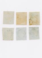 France 1850/1853 - 6 timbres Ceres 25c bleu & 2 timbres, Postzegels en Munten, Postzegels | Europa | Frankrijk, Gestempeld