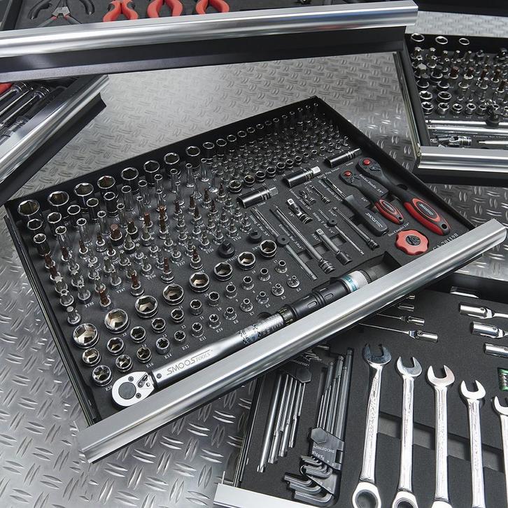 Smoos 198-delige dopsleutelset 1/4 en 3/8  Softmodule -, Doe-het-zelf en Bouw, Gereedschap | Handgereedschap, Ophalen of Verzenden