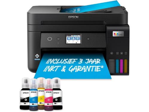 Epson EcoTank ET-4850 - All-In-One Inkttank Printer -, Computers en Software, Printers, Zo goed als nieuw, Verzenden
