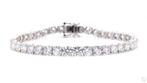 Zonder Minimumprijs - Armband Platina - 14.54ct. tw. Diamant, Handtassen en Accessoires, Armbanden, Nieuw