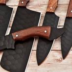 Keukenmes - Chefs knife - Hout en hoogwaardig staal met, Antiek en Kunst