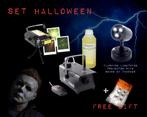 Halloween Set Met Rookmachine, Bliksem Effect En Laser, Muziek en Instrumenten, Licht en Laser, Nieuw
