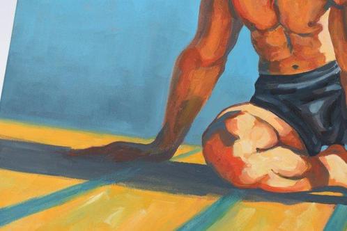 Goodvin Nerko - Fuerza contenida - No Reserve, Antiek en Kunst, Kunst | Schilderijen | Modern