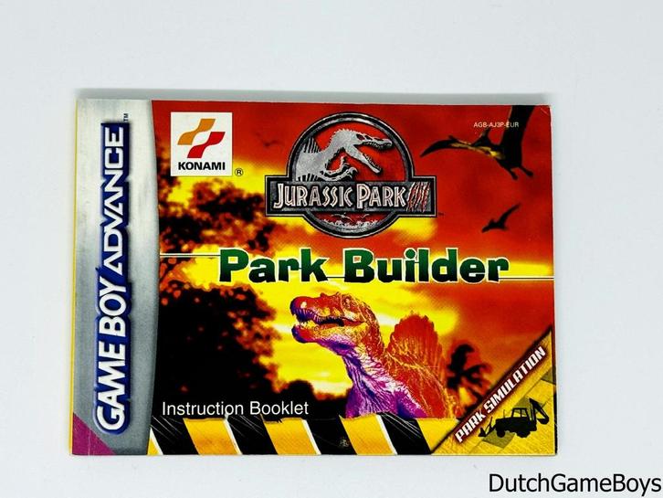 Gameboy Advance / GBA - Jurassic Park III - Park Builder - E, Games en Spelcomputers, Games | Overige, Gebruikt, Verzenden