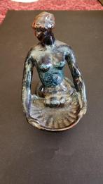 Vietri - Figurine - Sirena con conchiglia - Terre cuite