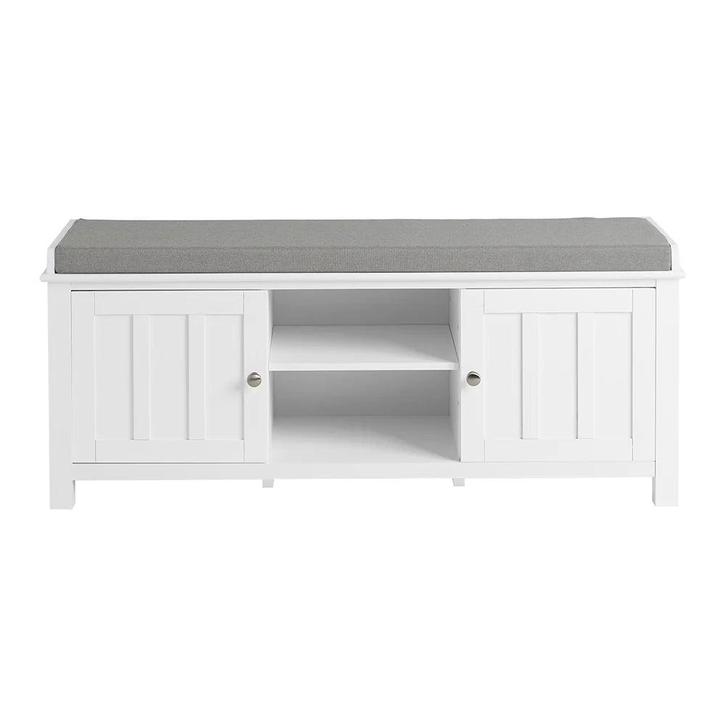 2dekans | SoBuy Schoenenkast met gestoffeerd zitvlak - 2, Huis en Inrichting, Kasten | Schoenenkasten, Ophalen of Verzenden