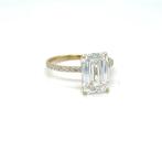 Bague - 14 carats Or jaune - 3.23ct. tw. Diamant (Cultivé en, Nieuw