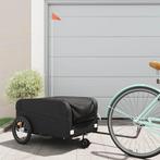 vidaXL Fietstrailer 45 kg ijzer zwart, Verzenden, Nieuw