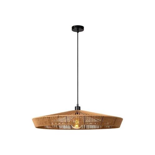 Hanglamp Lucide YUNKAI -  - Ø 70 cm - 1xE27 - Licht, Huis en Inrichting, Lampen | Hanglampen, Nieuw, Hout, Verzenden