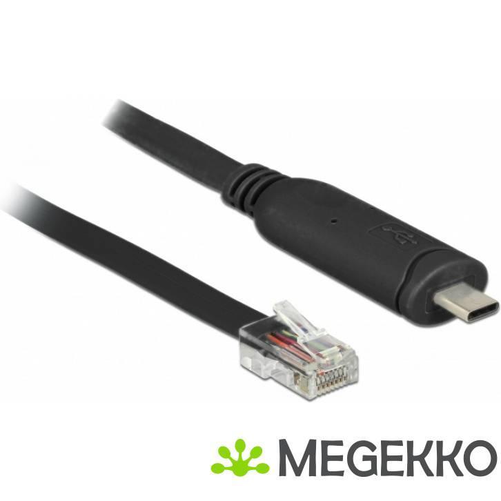 Delock 63912 Adapter USB 2.0 Type-C male > 1 x Serieel, Computers en Software, Overige Computers en Software, Nieuw, Verzenden